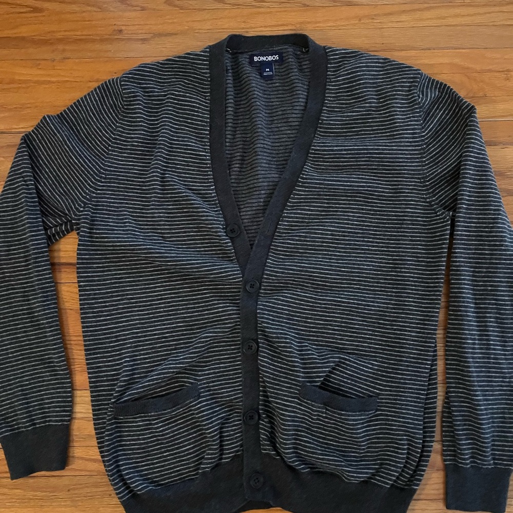 Bonobos Black Striped Men's Sweater
